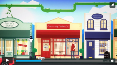 Downtown businesses benefiting from support from their local bank (Play Video)